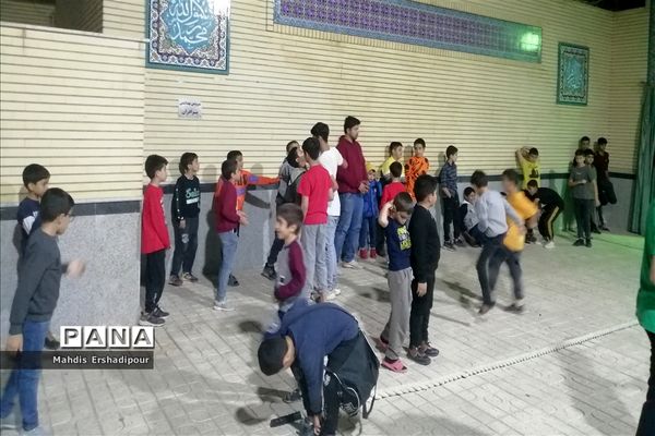برگزاری مسابقات ورزشی در شهرک شهید درخشان رابط کریم