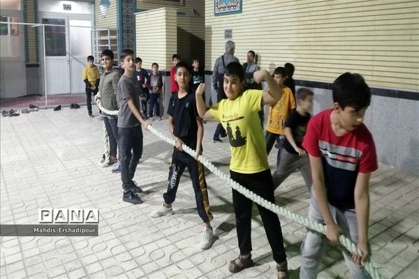 برگزاری مسابقات ورزشی در شهرک شهید درخشان رابط کریم