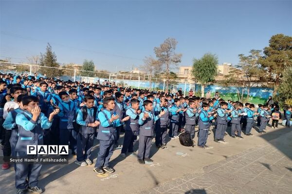 مراسم معنوی صبحگاه انتظار میزبان خدام مسجد مقدس جمکران