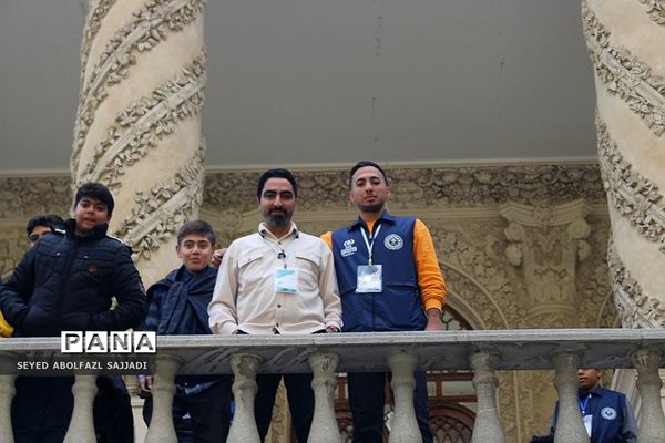 بازدید دانش‌آموز خبرنگاران پسر پانا از موزه سینما