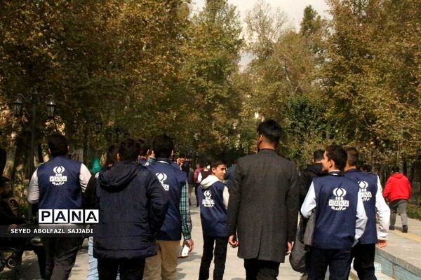 بازدید دانش‌آموز خبرنگاران پسر پانا از موزه سینما
