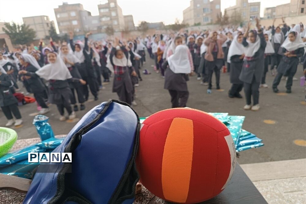 برگزاری مسابقات ورزشی در مدرسه توفیق شهرستان رباط کریم