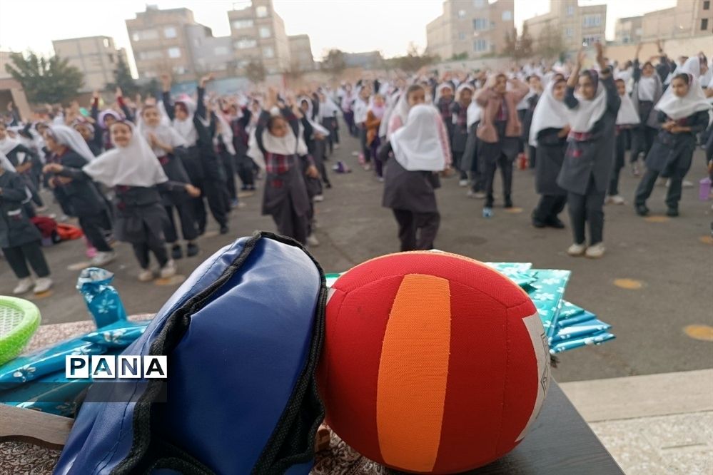 برگزاری مسابقات ورزشی در مدرسه توفیق شهرستان رباط کریم