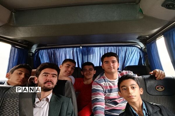 حضور دانش‌آموزان پسر البرزی در اردوی ملی خبرنگاران پانا