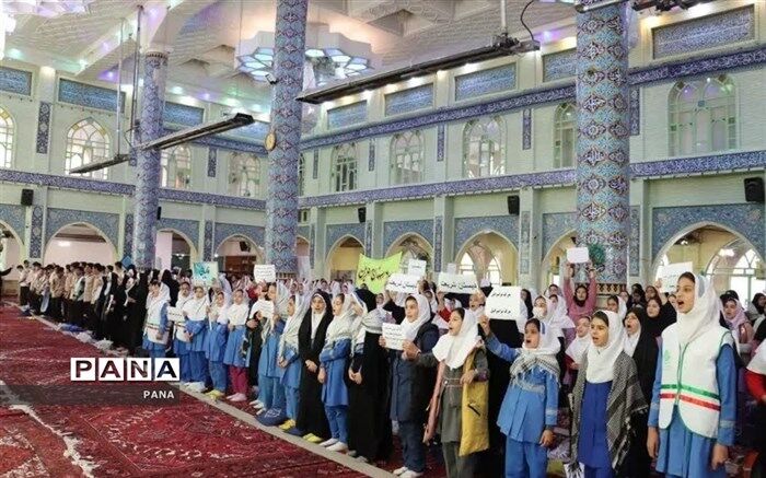 همدلی دانش‌آموزان مراغه با کودکان غزه