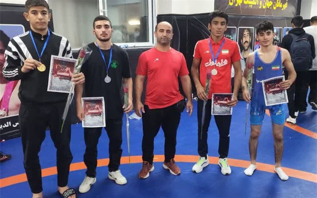 درخشش کشتی‌گیران فرنگی کار نوجوان ملارد در مسابقات قهرمانی استان تهران