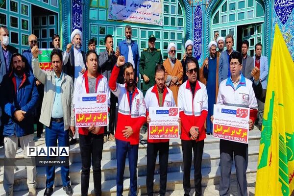 تجمع مردم شهرستان سملقان در محکومیت نسل کشی رژیم صهیونیستی