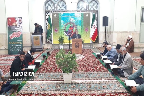 برگزاری محفل انس با قرآن به یاد شهدای غزه در زیارتگاه شهید آیت الله مدرس(ره) کاشمر