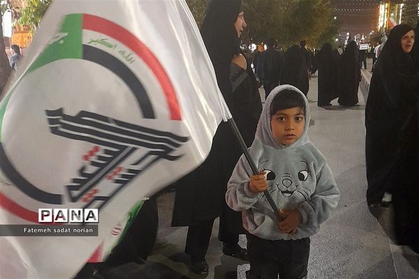 حمایت کودکان مشهدی از مردم مظلوم فلسطین و غزه