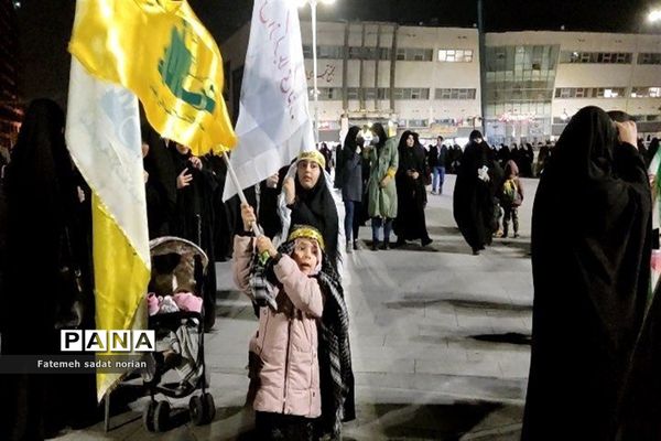 حمایت کودکان مشهدی از مردم مظلوم فلسطین و غزه