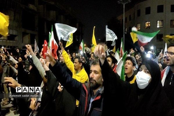 راهپیمایی بزرگ مردم مشهد مقدس در محکومیت بمباران بیمارستان المعمدانی غزه