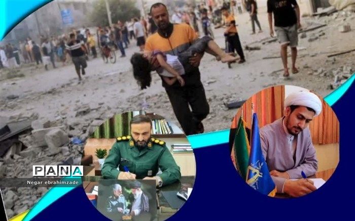 پیام مشترک فرمانده ناحیه جاجرم و دفتر نمایندگی ولی فقیه در محکومیت حمله به بیمارستان غزه