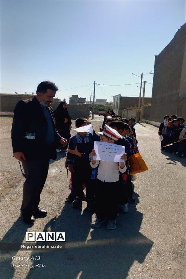 اردوی دبستان نواب صفوی جاجرم به‌مناسبت هفته سلامت و روان