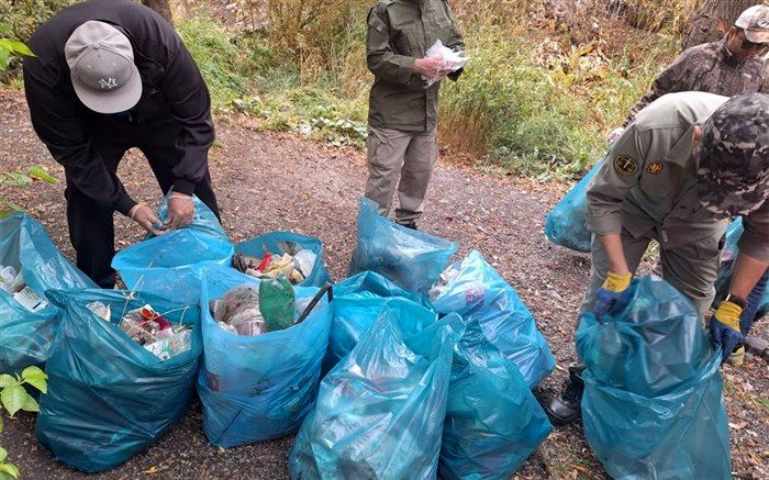 آبشار طالون پاکسازی شد