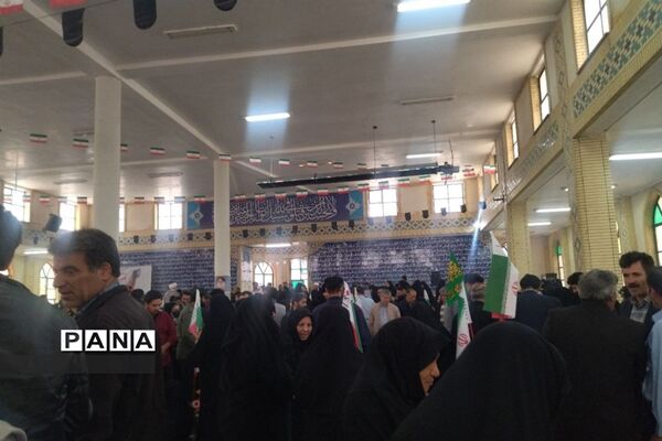 مراسم سالگرد ۱۴۴ شهید والا مقام شهر بن