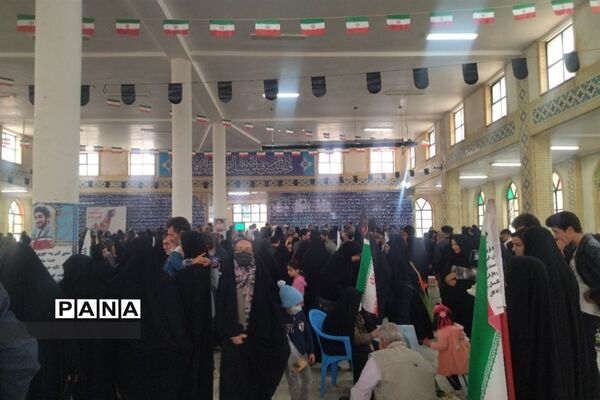 مراسم سالگرد ۱۴۴ شهید والا مقام شهر بن