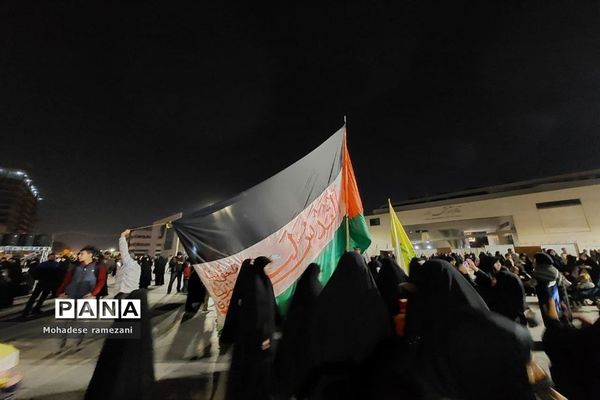 خر‌وش مردم مشهد در محکومیت جنایات اسرائیل غاصب در غزه