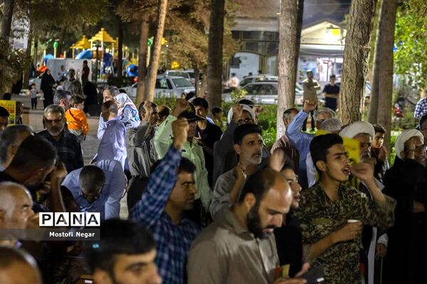 تجمع خودجوش  اردکانی‌ها در حمایت از مردم مظلوم غزه
