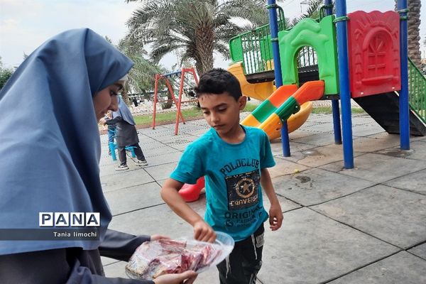 اجتماع دانش‌آموزان دبیرستان پاینده در حمایت از دانش‌آموزان و کودکان فلسطینی