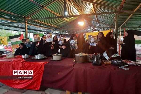 اجتماع دانش‌آموزان دبیرستان پاینده در حمایت از دانش‌آموزان و کودکان فلسطینی