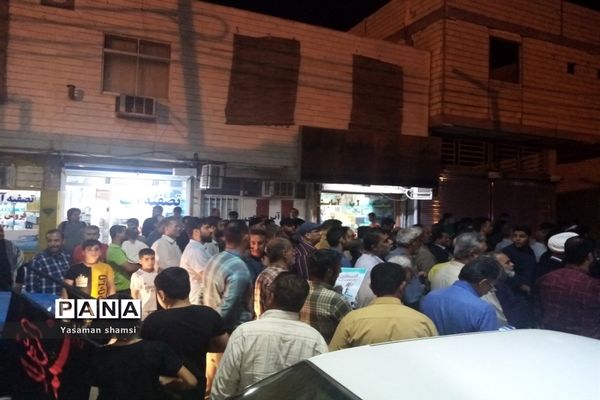 تجمع مردمی در حمایت از غزه و مردم فلسطین در بندر امام خمینی (ره)