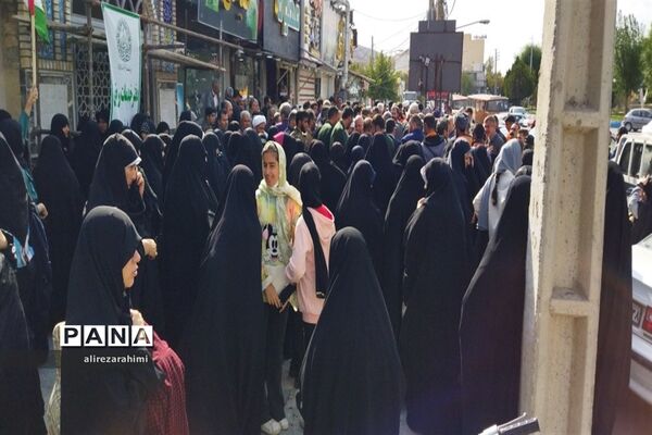 اجتماع با شکوه مردم شهرستان فیروزکوه در حمایت از مردم مظلوم فلسطین
