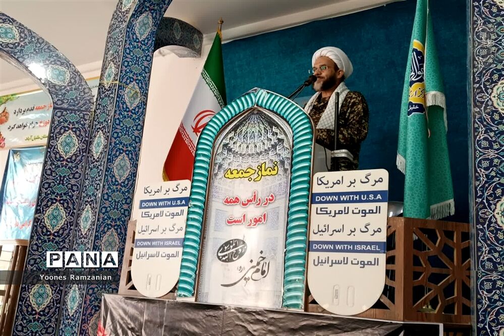 برگزاری نماز عبادی سیاسی جمعه شهرستان خلیل‌آباد