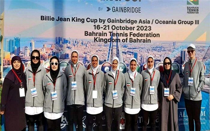 برتری بانوان تنیس ایران برابر عربستان
