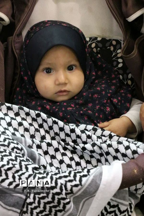 همنوایی مادران و کودکان 125 کشور در قم با مظلومان فلسطینی