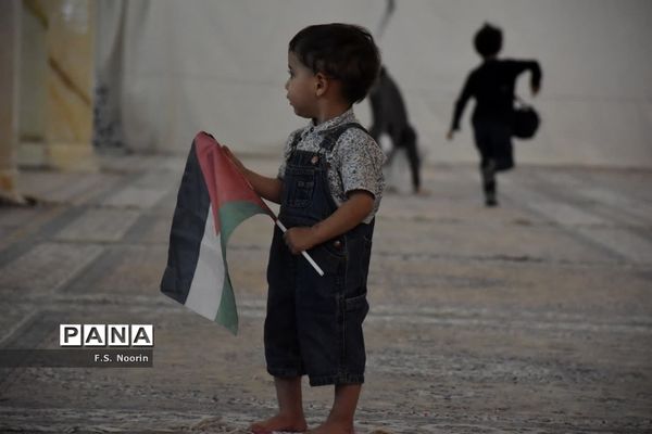 همنوایی مادران و کودکان 125 کشور در قم با مظلومان فلسطینی
