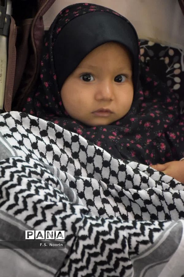 همنوایی مادران و کودکان 125 کشور در قم با مظلومان فلسطینی