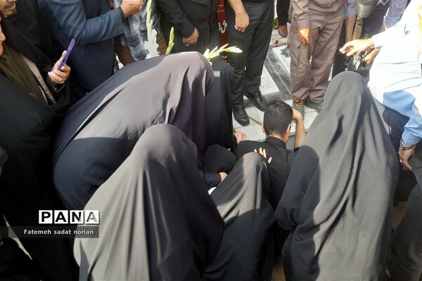 مراسم تشییع پیکر پاک شهید مدافع حرم