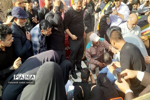مراسم تشییع پیکر پاک شهید مدافع حرم