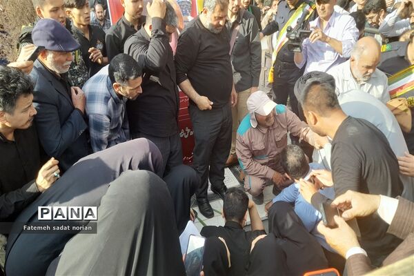 مراسم تشییع پیکر پاک شهید مدافع حرم