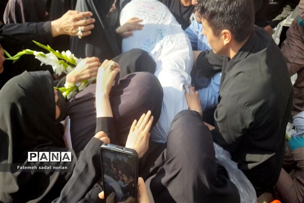 مراسم تشییع پیکر پاک شهید مدافع حرم