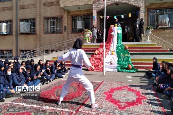 برگزاری المپیاد ورزشی در هنرستان فدک شهرستان قرچک