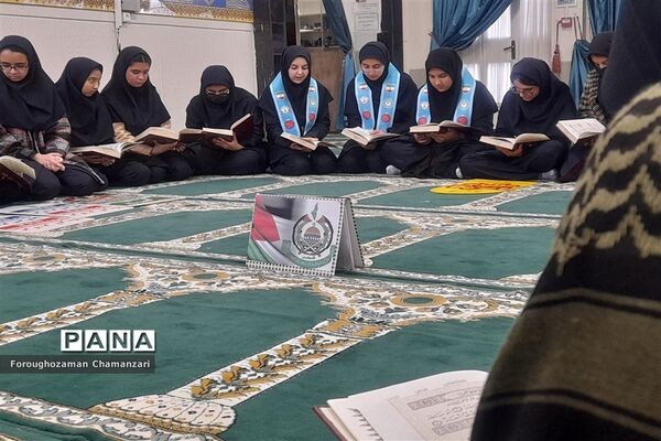 ندای وحدت دانش‌آموزان با مردم فلسطین