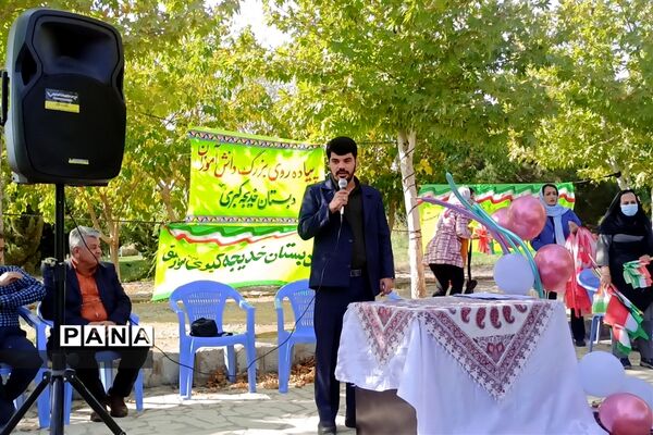 پیاده‌روی بزرگ دانش‌آموزی در شهر سورمق