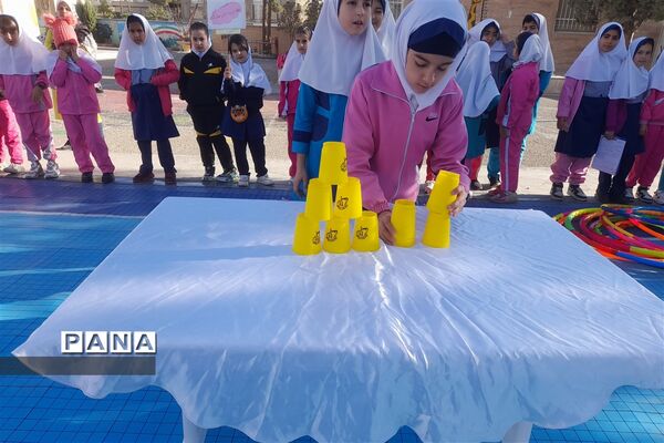 شور ونشاط در مدارس شهرستان آباده در هفته تربیت‌بدنی