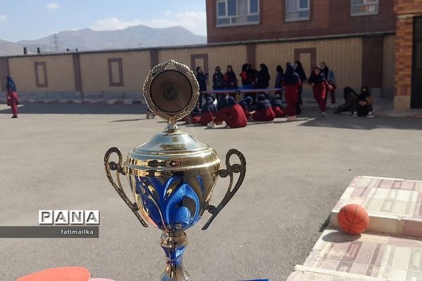 مراسم المپیاد ورزشی درون مدرسه‌ای در دبیرستان دخترانه شهید سردار سلیمانی شهرستان‌فیروزکوه