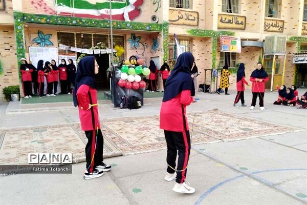 المپیاد ورزشی درون مدرسه‌ای در دبیرستان دخترانه حاج علی اکبر بهادر گراشی