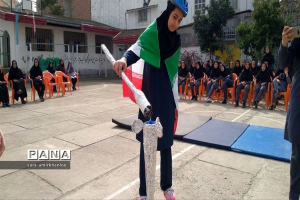 المپیاد ورزشی در دبیرستان عصمت گلوگاه