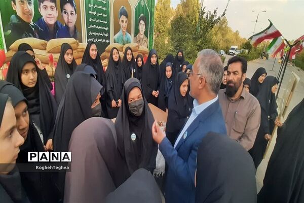 حضور دانش‌آموزان اقلید در اردوی شهید نیری