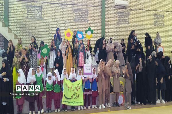 افتتاحیه المپیاد ورزشی درون مدرسه‌ای جزیره هرمز