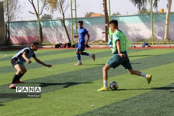 برگزاری مسابقه فوتبال بین مدارس شهر جوادآباد