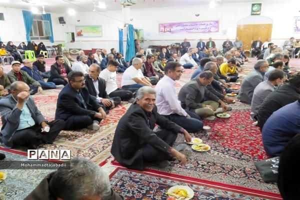 مراسم تکریم خدام موکب امام رضا (ع) شهرستان سبزوار