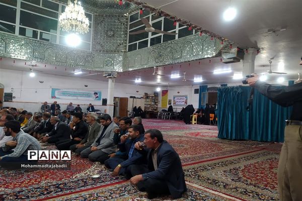 مراسم تکریم خدام موکب امام رضا (ع) شهرستان سبزوار