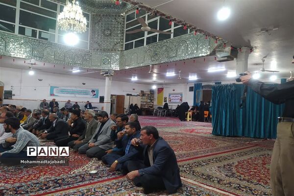 مراسم تکریم خدام موکب امام رضا (ع) شهرستان سبزوار