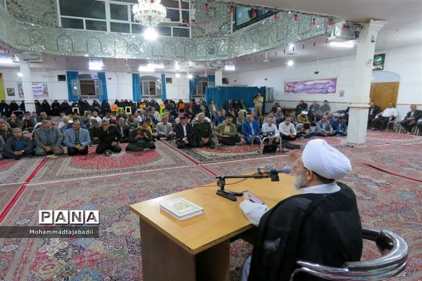 مراسم تکریم خدام موکب امام رضا (ع) شهرستان سبزوار