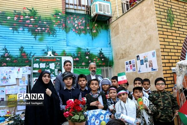 حمایت دانش‌آموزان منطقه ۱۰ از کودکان غزه